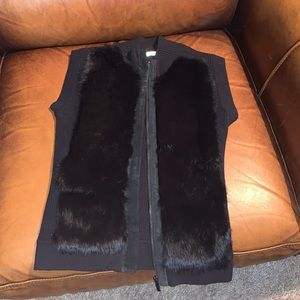 Rabbit fur vest size Small
